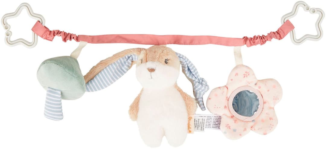 Sterntaler Kinderwagenkette Hase Hanni | Mehrfarbig