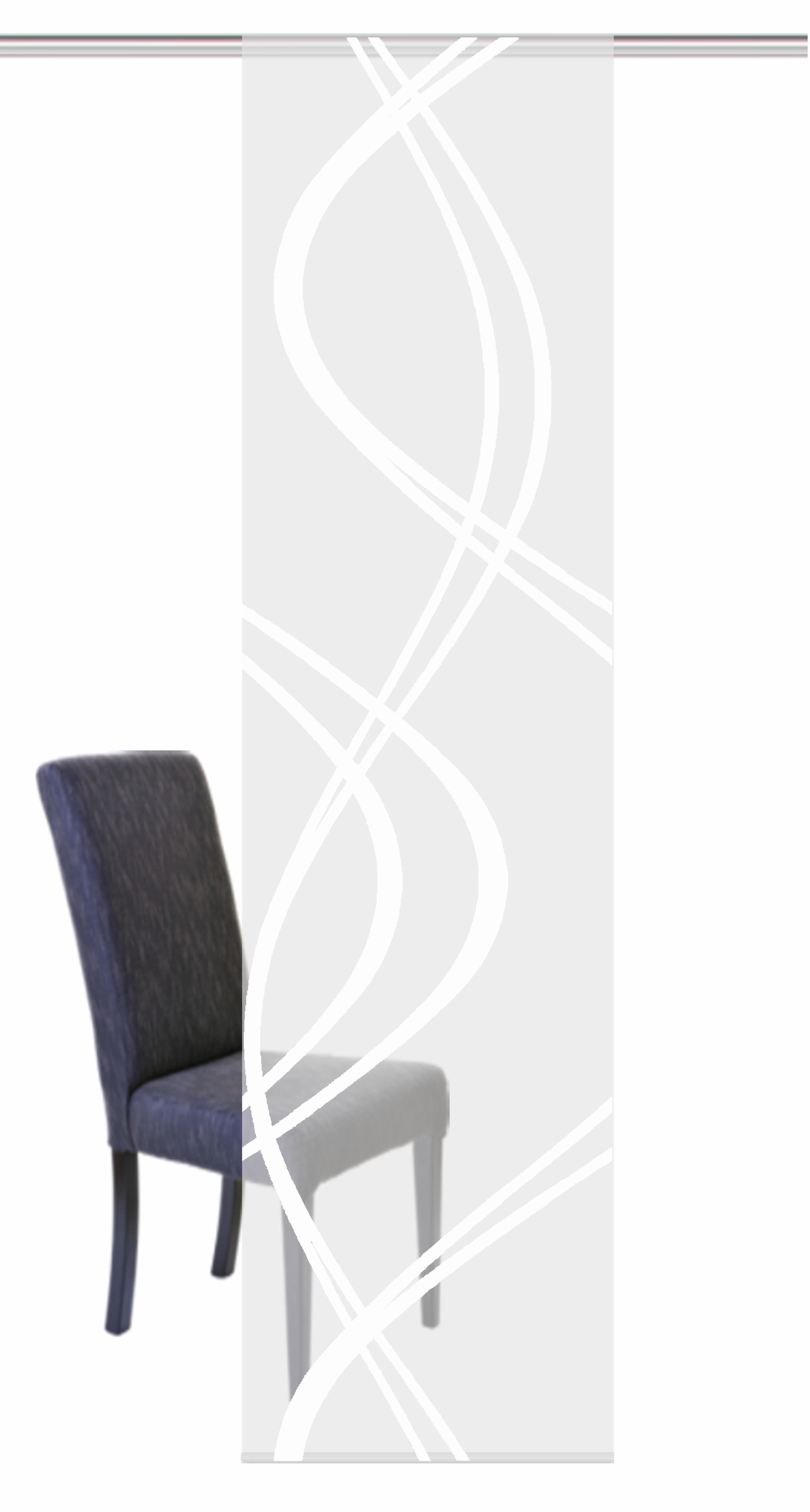 HOME WOHNIDEEN Schiebegardine TIBERIO | Weiß