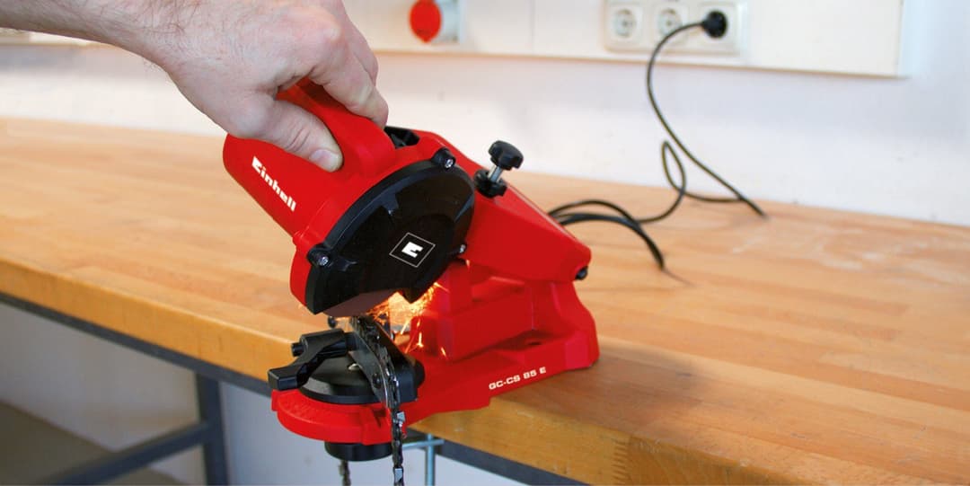 Einhell Sägekettenschärfgerät GC-CS 85 E | Rot