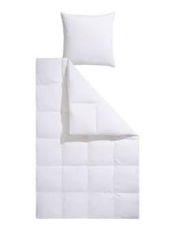 OTTO home Daunenbettdecke + Kopfkissen Köniz | Weiß