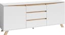 byLIVING Sideboard Valentin | Weiß 2