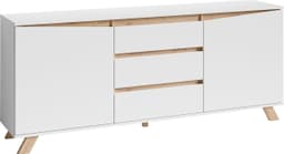 byLIVING Sideboard Valentin | Weiß