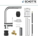 Schütte Spültischarmatur LONDON Niederdruck | Silber 3