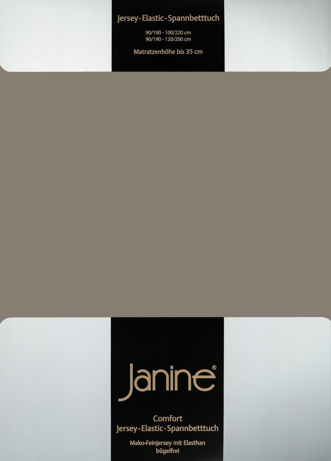 Janine ELASTIC 5002 Spannbettlaken | Beige
