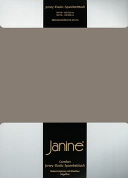 Janine ELASTIC 5002 Spannbettlaken | Beige