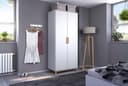 rauch CARLSSON Kleiderschrank | Weiß 2