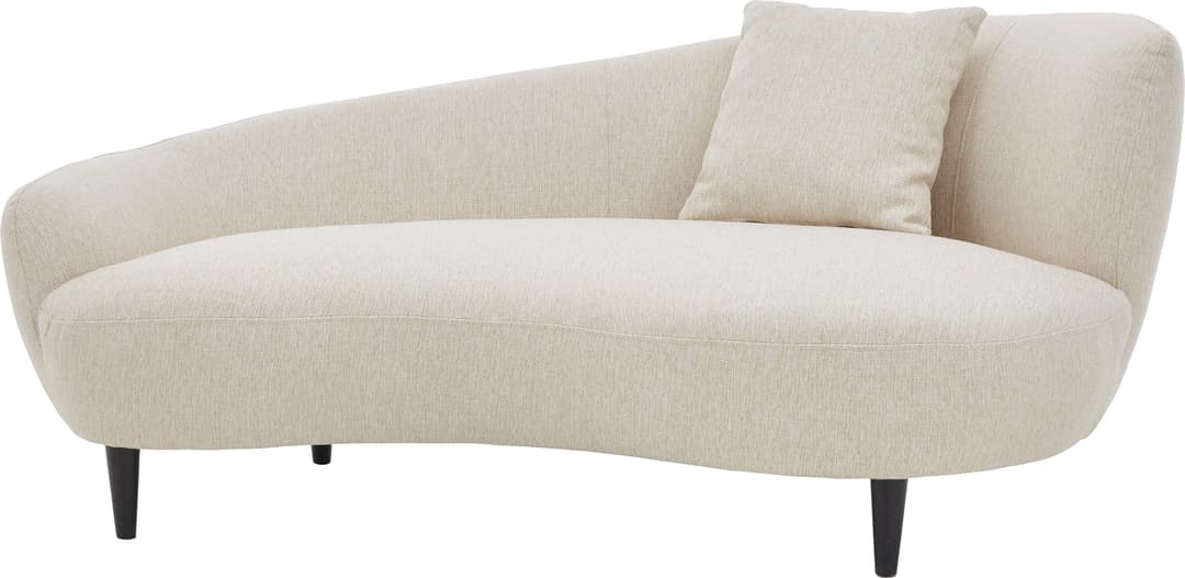ATLANTIC home collection Chaiselongue Olivia | Beige