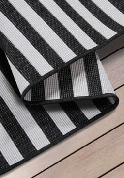 HANSE Home Sisalteppich Viela Outdoor Wendeteppich | Schwarz