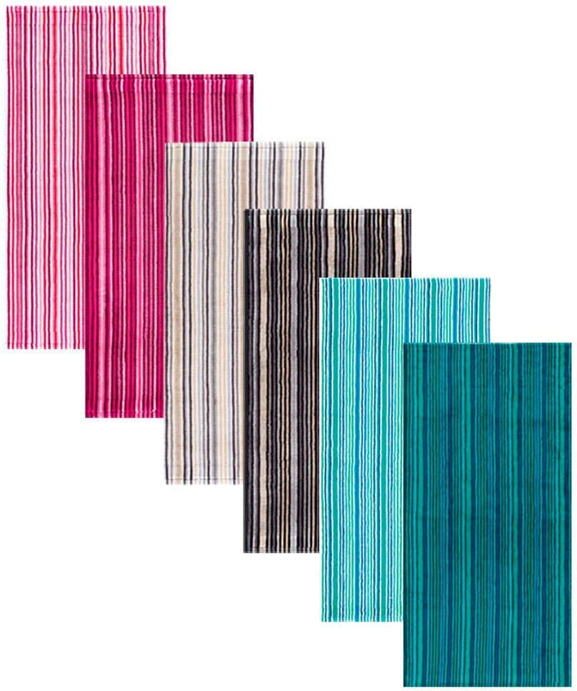 Egeria Handtücher Combi Stripes | Türkis