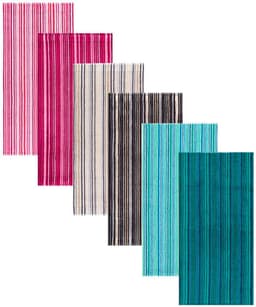 Egeria Handtücher Combi Stripes | Türkis