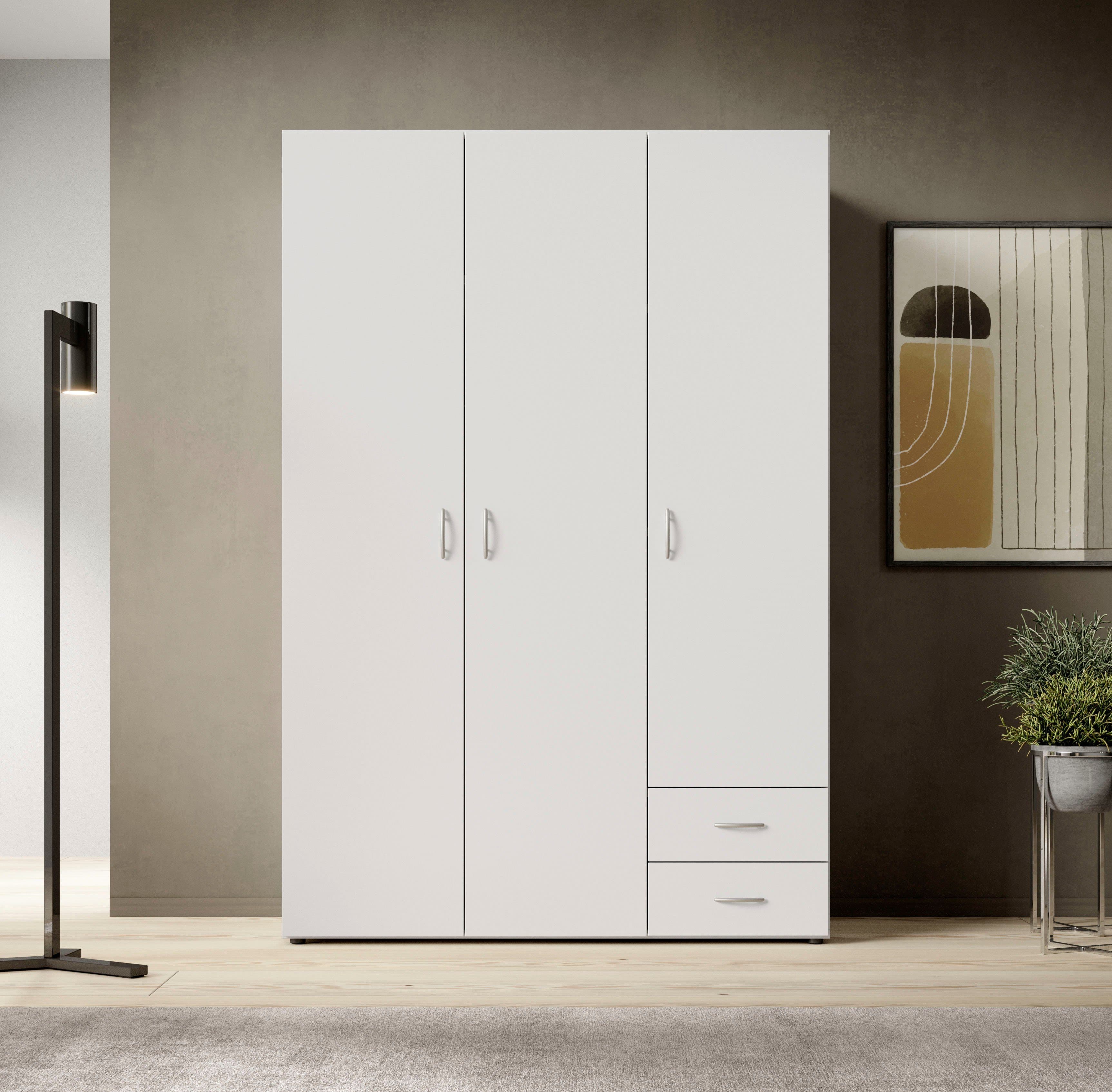 Schlafkontor Kleiderschrank Joe | Weiß