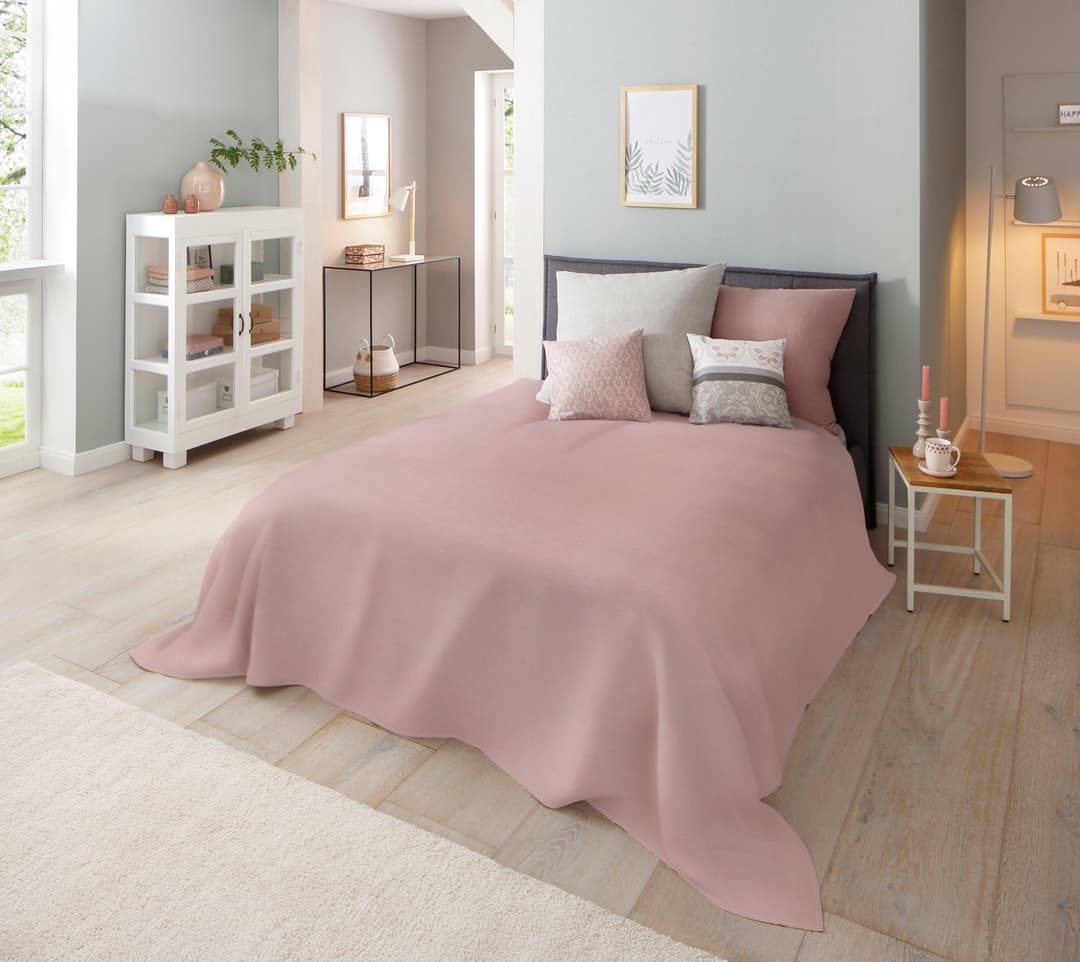 Tagesdecke Melli | Rosa