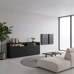 borchardt Möbel Sideboard Kapstadt | Schwarz