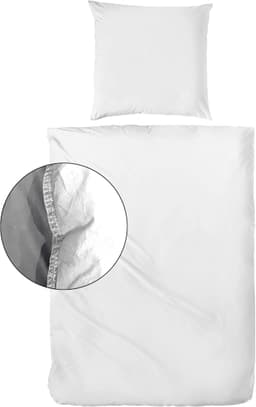 Primera Bettwäsche Stone-Washed | Weiß