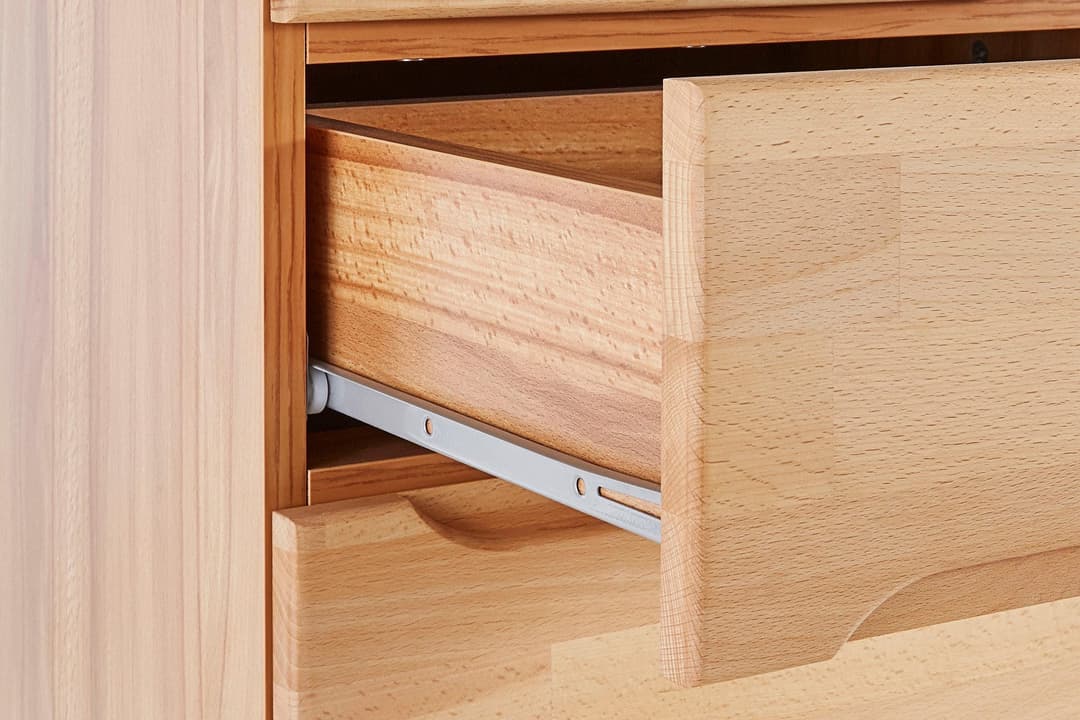Sideboard VETRO Teilmassiv, Fronten Massivholz, Wohnzimmer, Stauraum,
