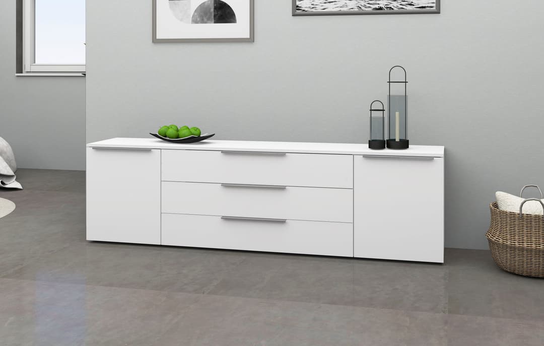 borchardt Möbel Sideboard Oliva | Weiß