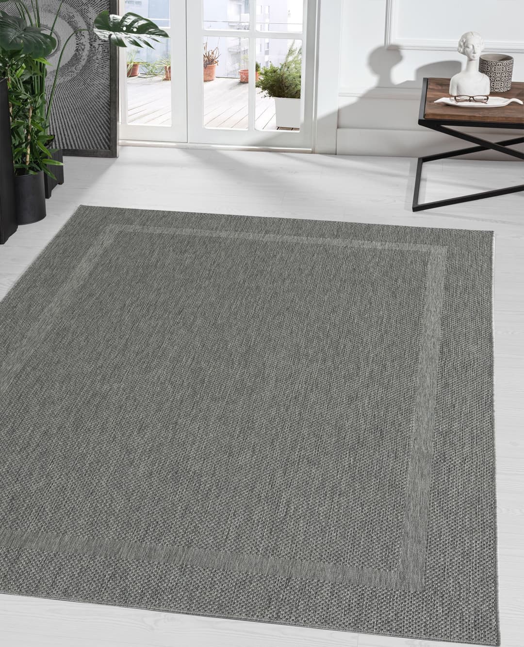 the carpet Teppich Mistra | Grau
