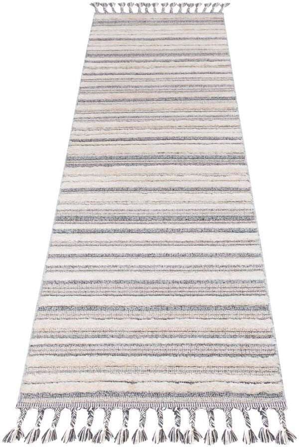Carpet City Hochflor-Teppich Valencia 807 | Grau
