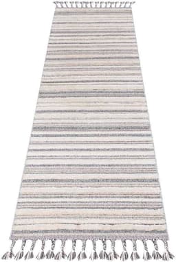 Carpet City Hochflor-Teppich Valencia 807 | Grau