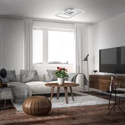 B.K.Licht LED Deckenleuchte BKL1440 | Silber