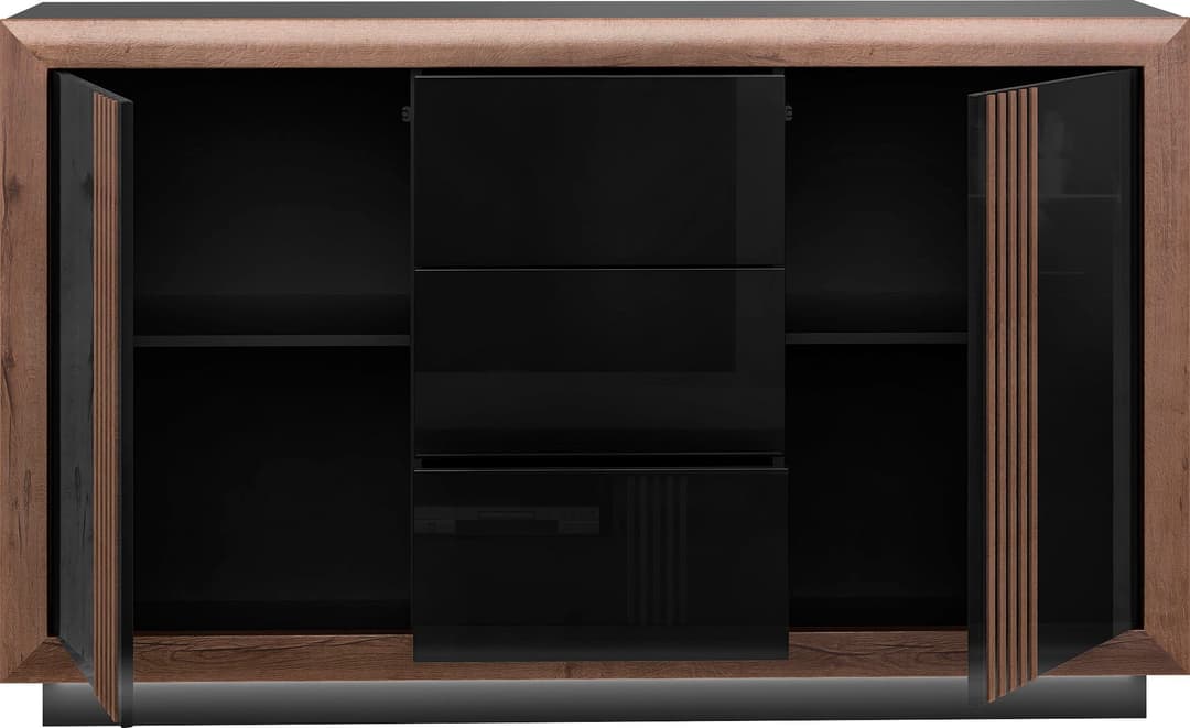 FORTE Sideboard Savona | Schwarz