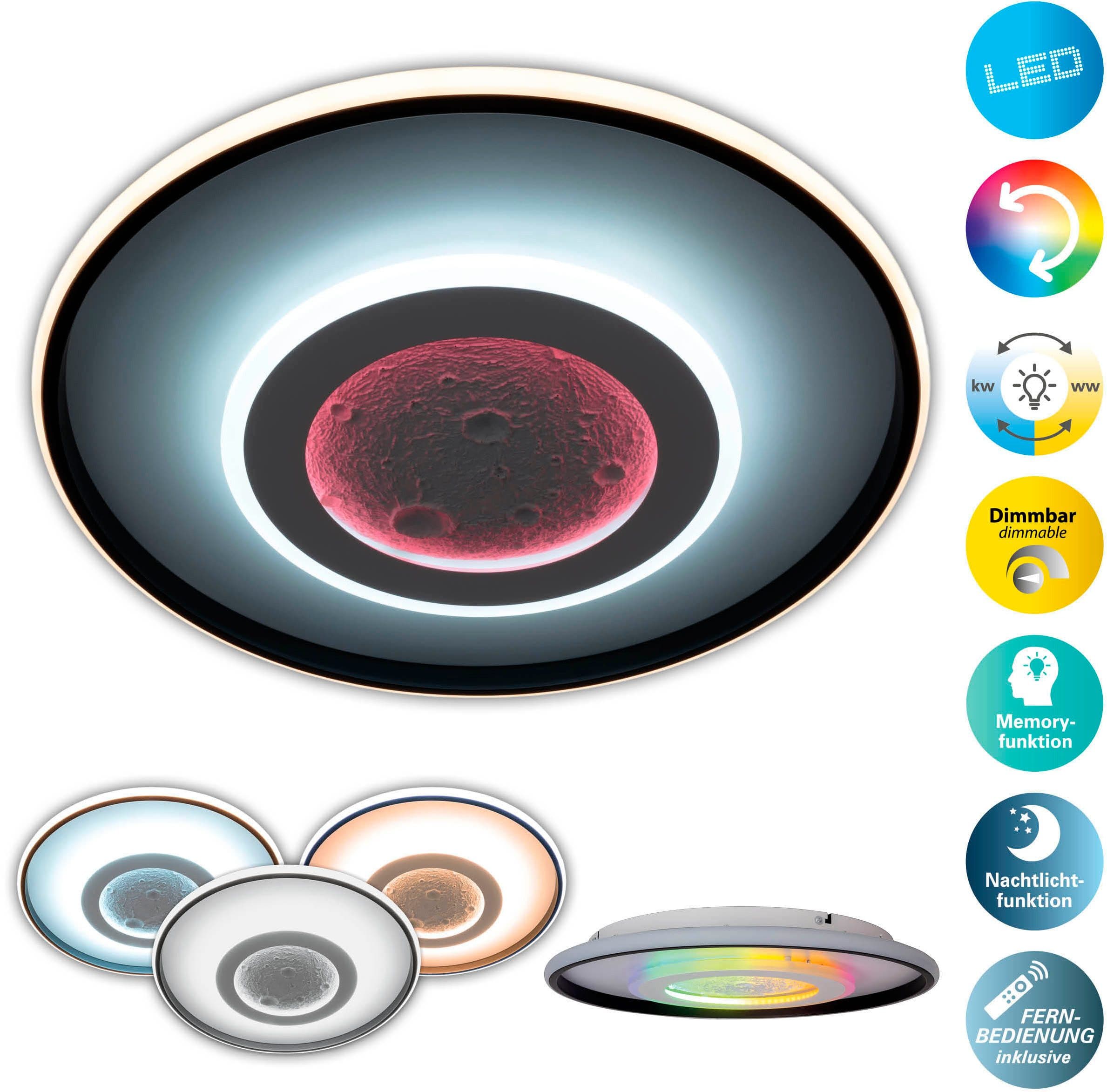 OTTO home LED Deckenleuchte Kessara | Weiß