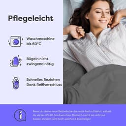 Wolkenfeld Bettwäsche Set | Grau