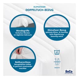 Beco BodyMax Taschenfederkernmatratze | Weiß