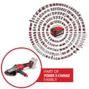 Einhell Akku-Winkelschleifer TP-AG 18/125 F Li BL-Solo | Rot 3