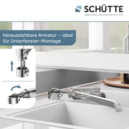 Schütte LUCA Spültischarmatur | Silber