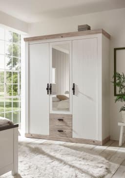 Home affaire Drehtürenschrank Florenz | Weiß