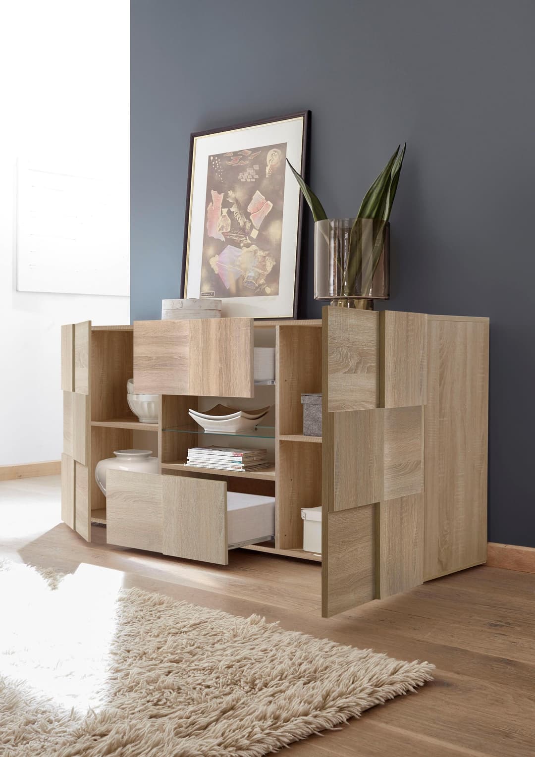 Home affaire Sideboard Dama | Holztöne
