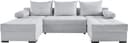 COLLECTION AB Wohnlandschaft Josy U-Form | Grau