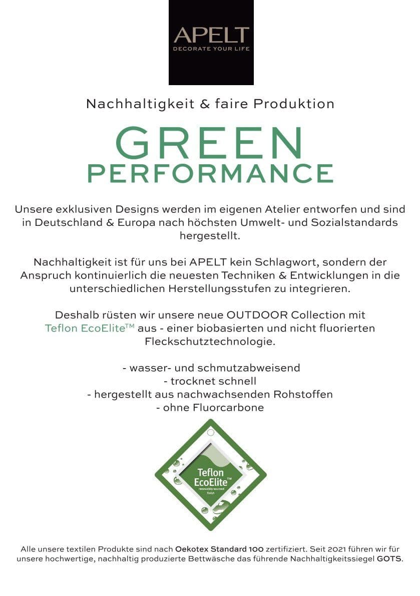 APELT Tischläufer 4362 Rips-Uni | Gelb