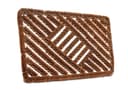HANSE Home Fußmatte Grid Brushes Mat | Braun