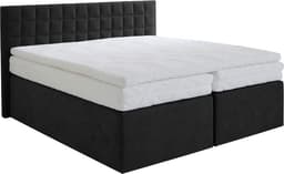 Westfalia Schlafkomfort Boxspringbett Dublin | Schwarz