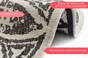 HANSE Home Teppich Lilja | Schwarz 4