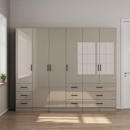 Kleiderschrank Trento | Grau