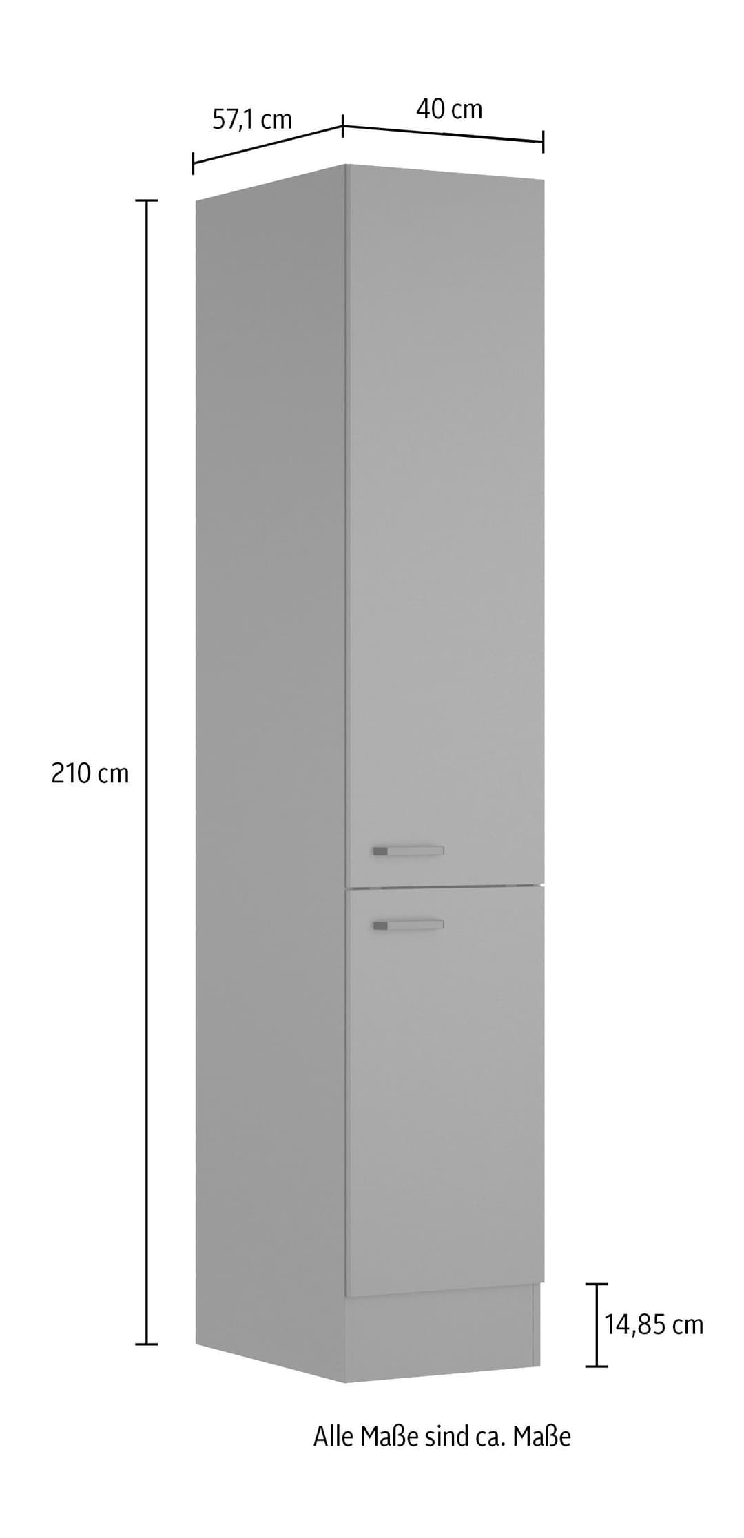 OPTIFIT Hochschrank OPTImulti | Weiß