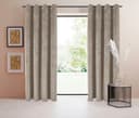 LeGer Home by Lena Gercke Vorhang Samt Ladina | Beige 2
