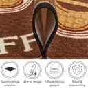 Andiamo Küchenläufer Coffee | Braun 3