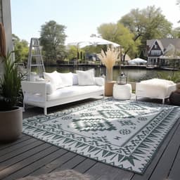 ELLE DECORATION Teppich Dynamic | Grün