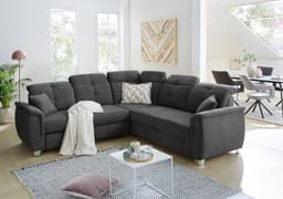 Jockenhöfer Gruppe Ecksofa Udine L-Form | Grau
