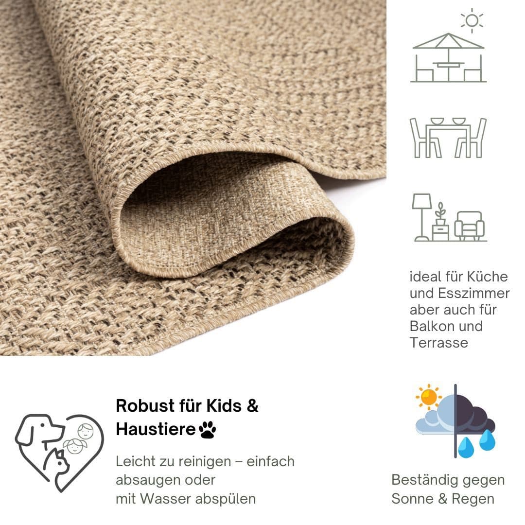 OTTO home Kyllian Outdoorteppich | Braun