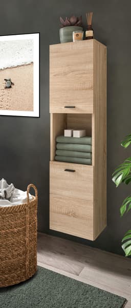 welltime Hochschrank Tampa | Holztöne