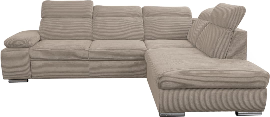 WERK2 Ecksofa Alicante Cord | Beige