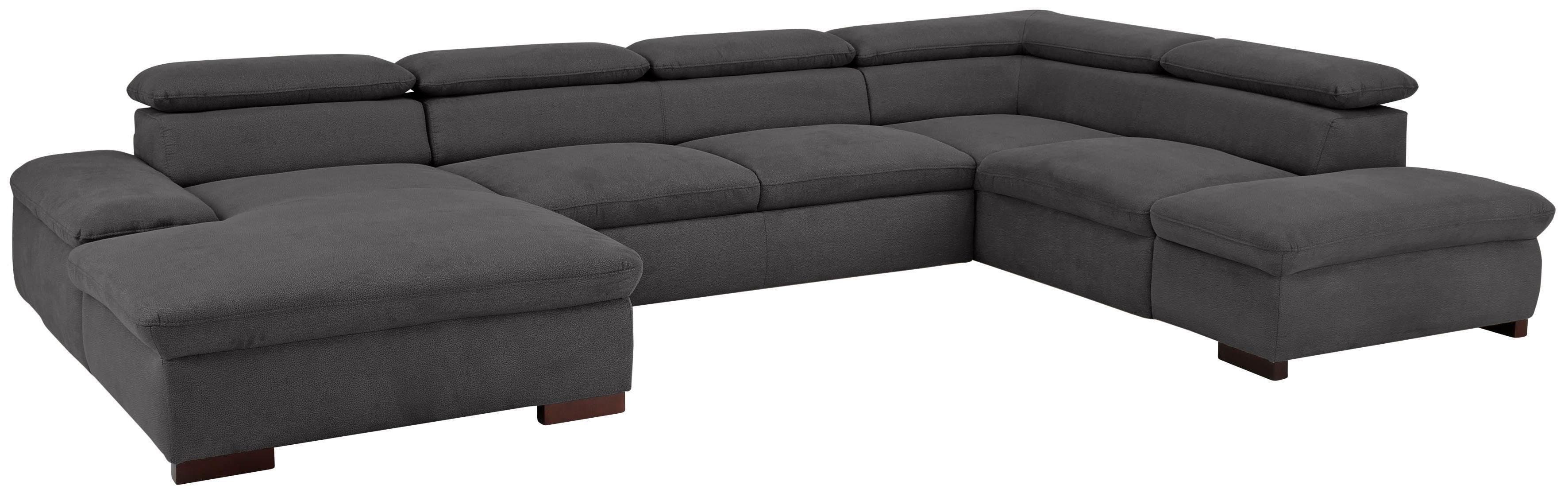 Home affaire Wohnlandschaft Alberto U-Form | Grau