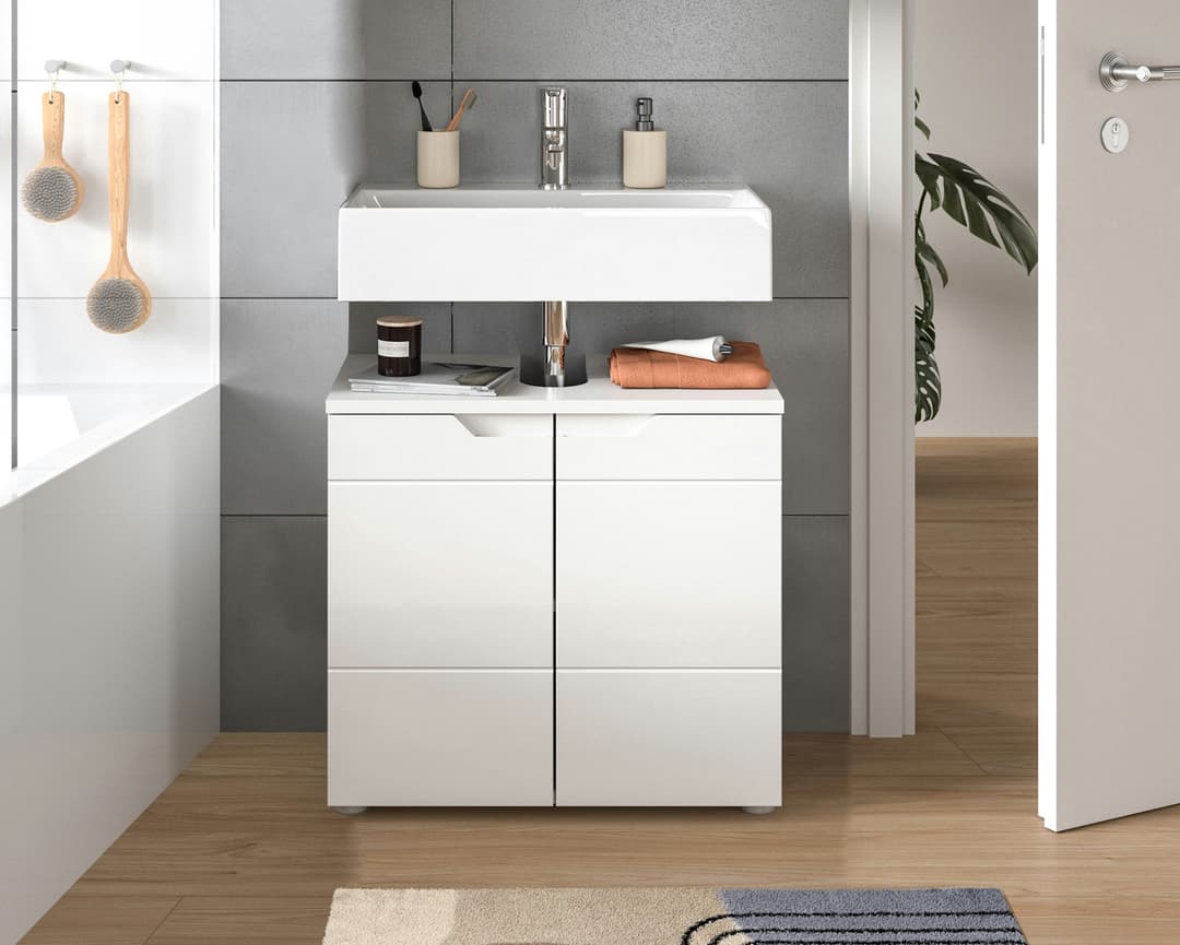 INOSIGN Waschbeckenunterschrank CAPRI | Weiß