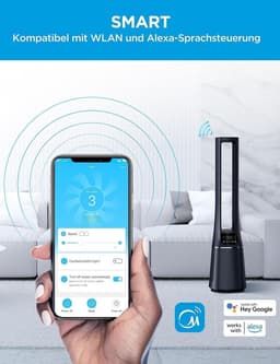 Midea MFP-120i BL Turmventilator | Schwarz