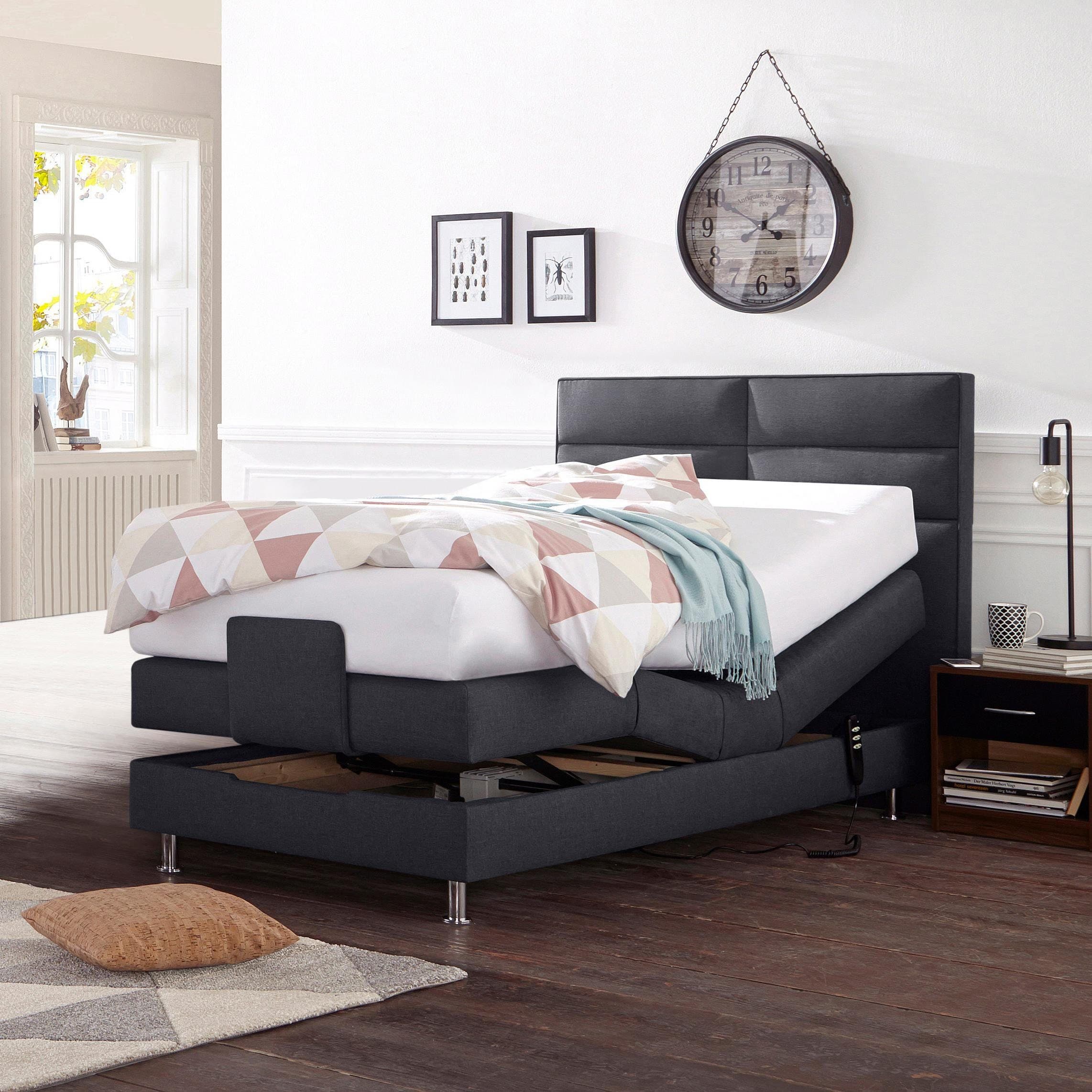Westfalia Schlafkomfort Boxbett | Schwarz